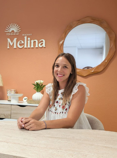 Mélissandre, infirmière diplômée d'État, dans son cabinet d'épilation laser Maison Melina à La Crau